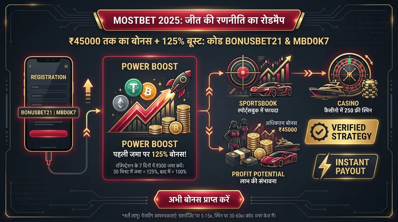 Mostbet साइन अप पर बोनस