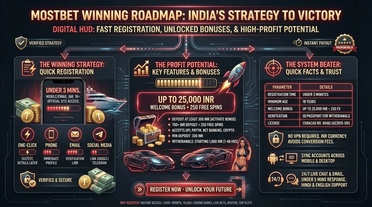 Mostbet registration